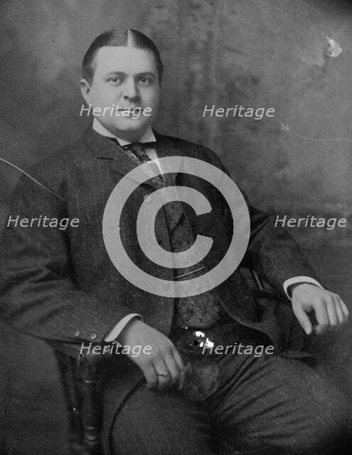 C.B. Gates seated, 1910. Creator: Bain News Service.