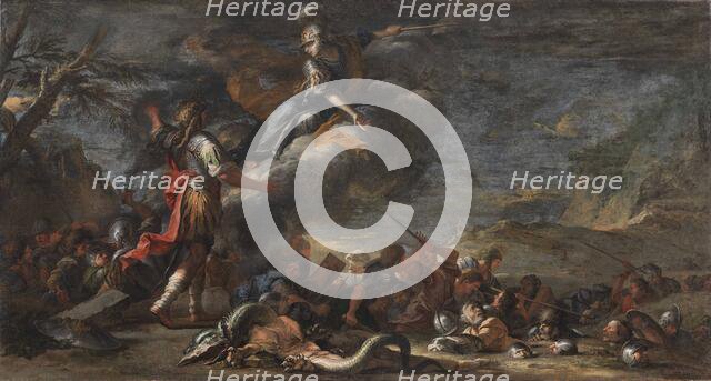 The Founding of Thebes (Cadmus founded Thebes), 1661. Creator: Rosa, Salvatore (1615-1673).