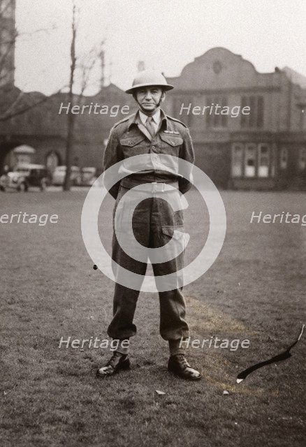 A member of the war time Home Guard, York, Yorkshire, 1961. Artist: Unknown