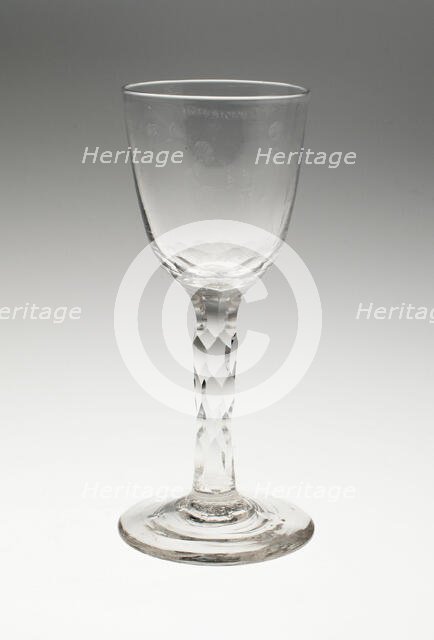 Wine Glass, England, Late 18th century. Creator: Unknown.