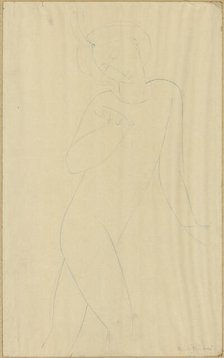 Man in Ballet Costume Wearing a Turban, n.d. Creator: Amadeo Modigliani.