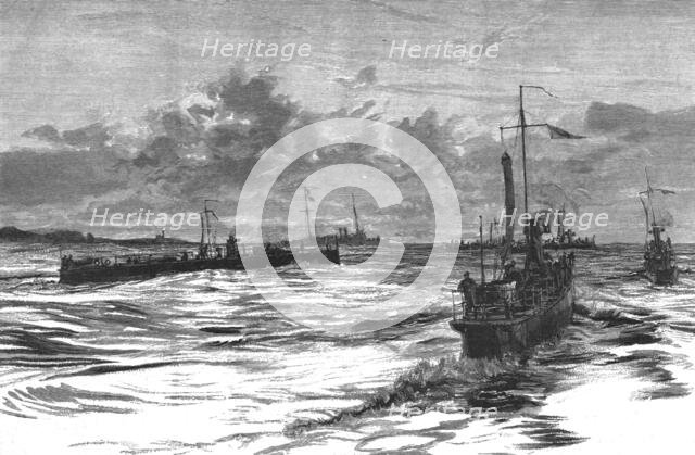 ''The Naval Mobilisation,The defence of Lough Swilly at night', 1888. Creator: Unknown.