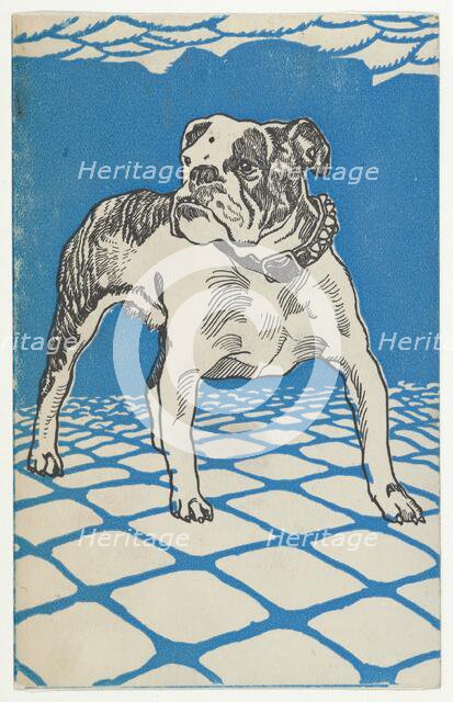 Bulldog, 1912. Creator: Moritz Jung.