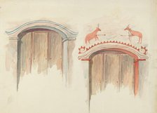 Restoration Drawing, 1935/1942. Creator: Robert W.R. Taylor.