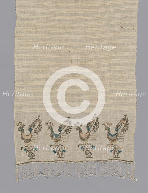 Towel, Turkey, 19th century. Creator: Unknown.