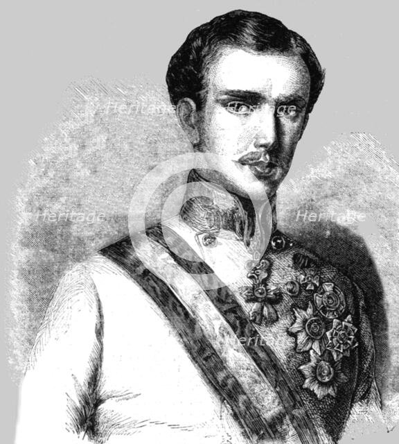 'Francis Joseph, Emperor of Austria', 1854. Creator: Unknown.
