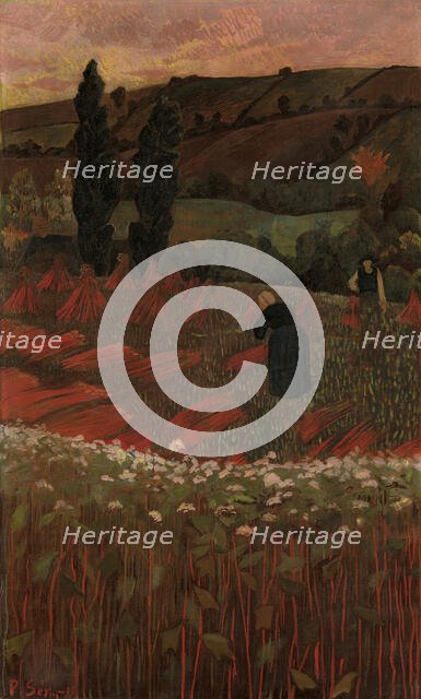 The Harvest of Buckwheat, 1899. Creator: Paul Serusier.