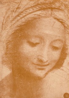 'Head of a Woman', c15th century, (1932). Artist: Leonardo da Vinci.