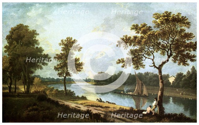 The Thames, Twickenham, c1762 (1956). Artist: Unknown