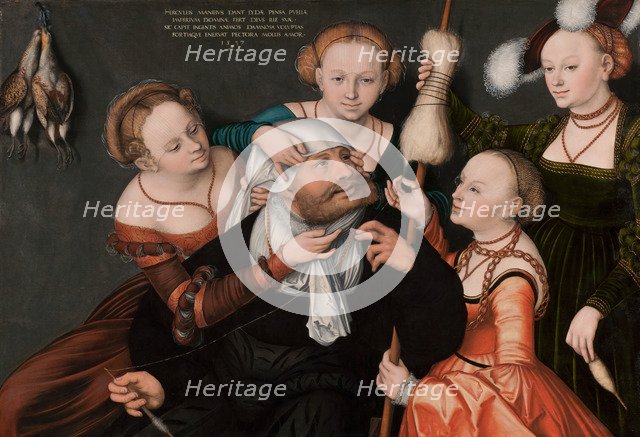 Hercules and Omphale, 1537. Artist: Cranach, Lucas, the Elder (1472-1553)