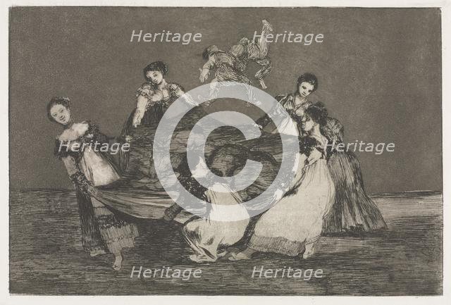 The Proverbs: Feminine Folly, 1864. Creator: Francisco de Goya (Spanish, 1746-1828).