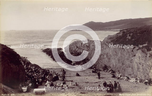 Morte Point from Barricane Bay, 1870s. Creator: Francis Bedford.