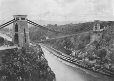 'Clifton Suspension Bridge', c1896. Artist: Harvey Barton.