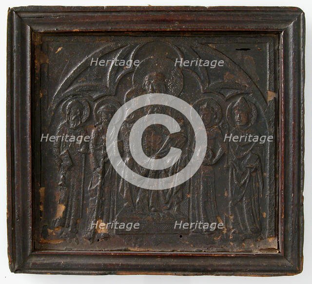 Relief of Virgin and Child, Italian, late 14th-early 15th century. Creator: Unknown.