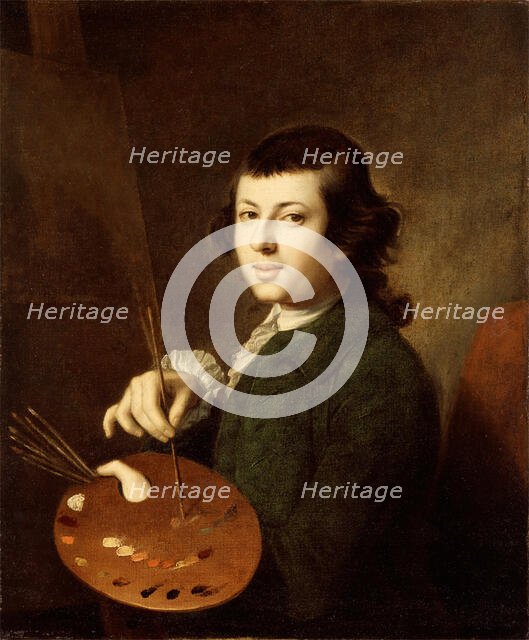 Portrait of an Artist, c1765. Creator: Henry Benbridge.
