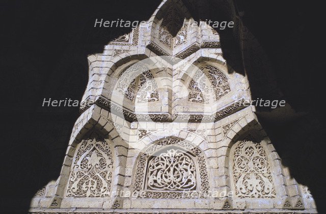 Muqarnas (stalactite vault), Abbasid Palace, Baghdad, Iraq, 1977.