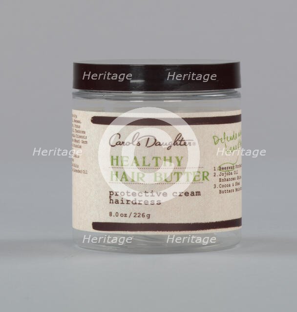 Jar for Carol's Daughter Healthy Hair Butter, ca. 2014. Creator: Carol's Daughter.