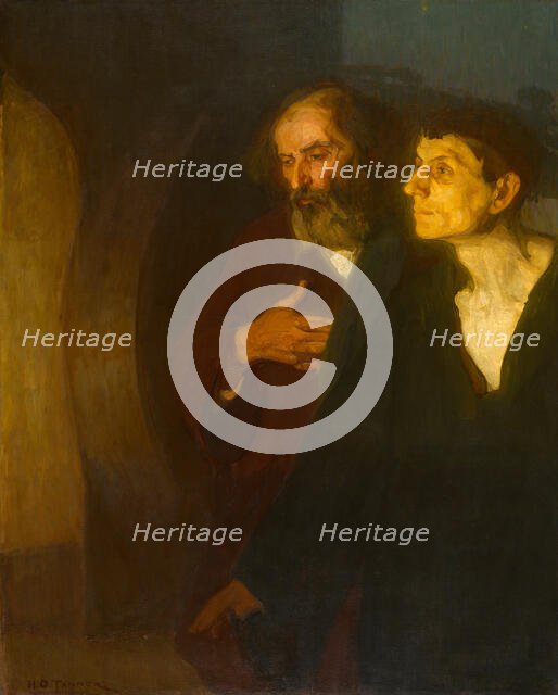 The Two Disciples at the Tomb, c. 1906. Creator: Henry Ossawa Tanner.