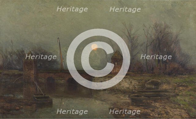 Moonlight, c1850-1910. Creator: Jacques Rosseels.