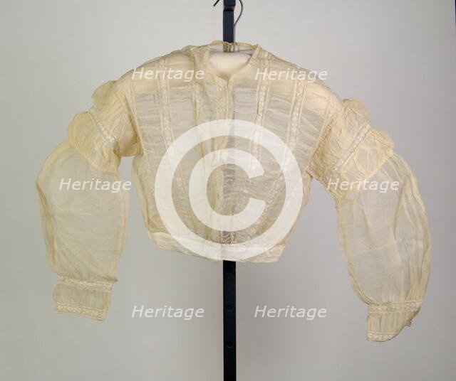 Blouse, American, ca. 1860. Creator: Unknown.