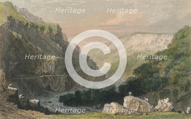 'Valley of Linmouth, North Devon', c1830. Creator: Joseph Clayton Bentley.