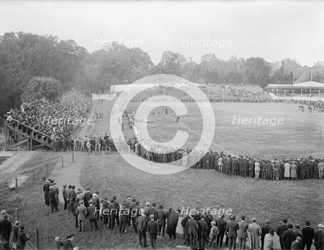 Football - Georgetown-Carlisle Game; Glenn Warner, 1912. Creator: Harris & Ewing.