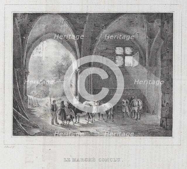 La Marché Conclu, ca. 1834. Creator: Anon.