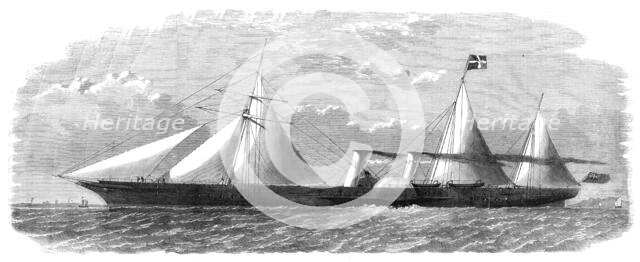 The new clipper steam-ship "Ly-ee-moon", built for the opium trade, 1860. Creator: Unknown.