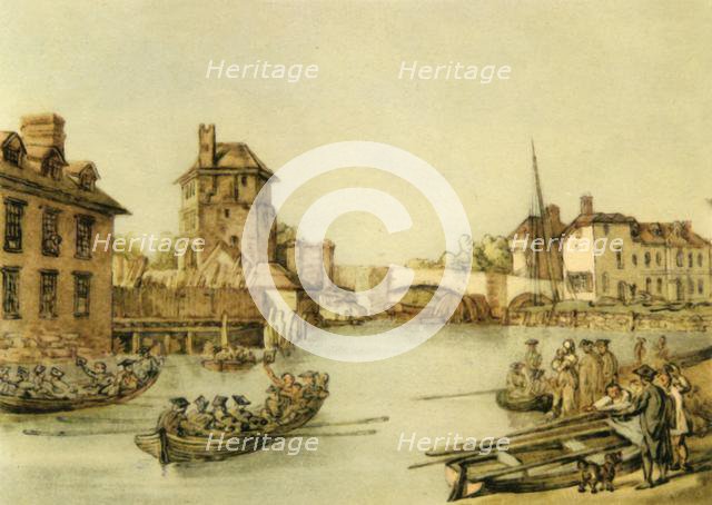 'North View of Friar Bacon's Study at Oxford', late 18th century, (1943).  Creator: Thomas Rowlandson.