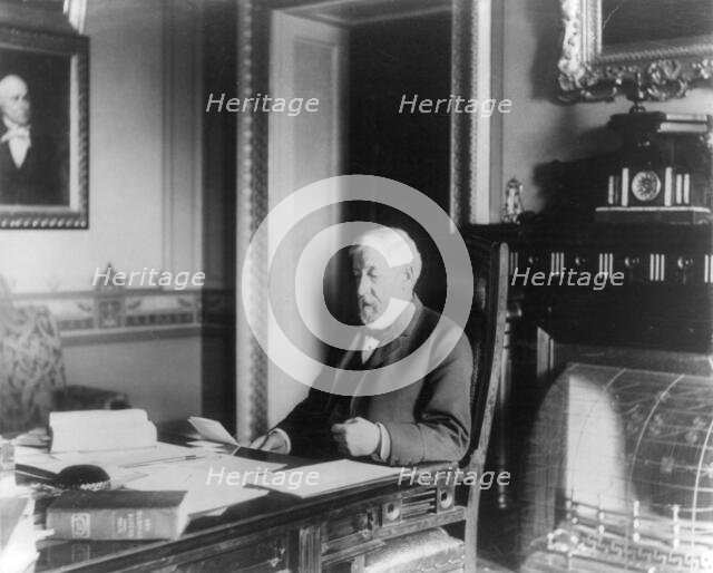 James Gillespie Blaine, c1890. Creator: Frances Benjamin Johnston.