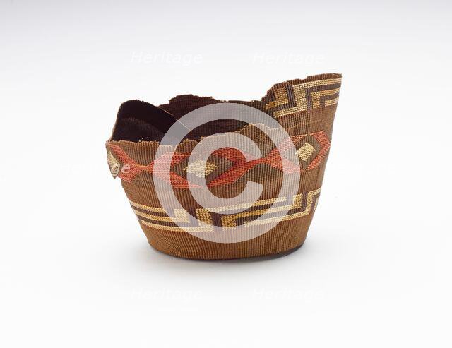 Basket, 1880-1920. Creator: Unknown.