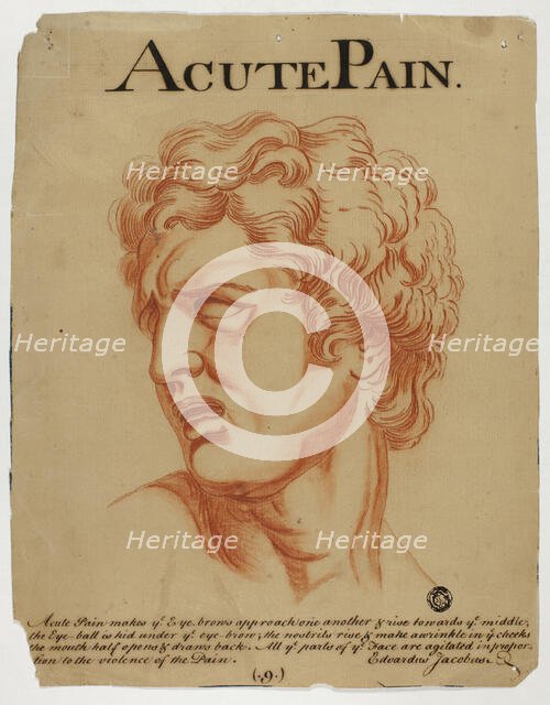 Acute Pain, after 1698. Creator: Eduardus Jacobus.