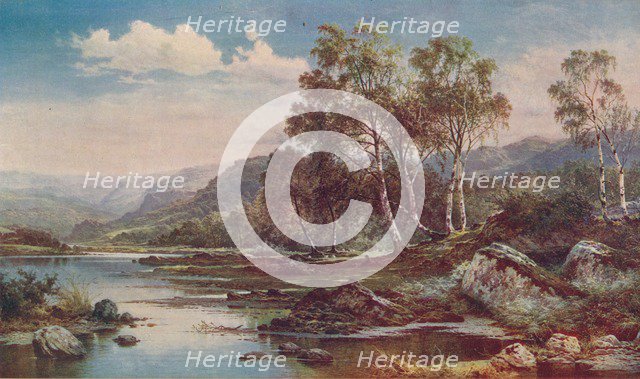 'The Valley of the Llugwy', 1883, (c1900). Artist: Benjamin Williams Leader.