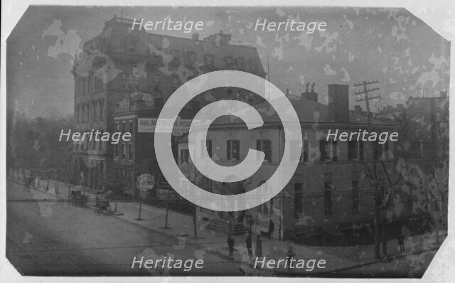 Riggs Bank - the Dept. of Justice for A.P.A., 1888. Creator: Frances Benjamin Johnston.