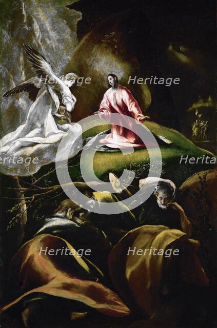 The Agony in the Garden, ca 1608. Creator: El Greco, Dominico (1541-1614).