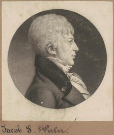 Jacob S. Waln, 1802. Creator: Charles Balthazar Julien Févret de Saint-Mémin.