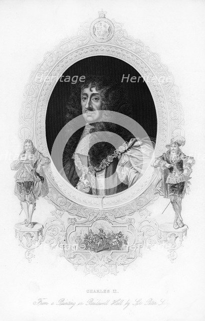 King Charles II, The Merry Monarch, (c1850). Artist: Unknown