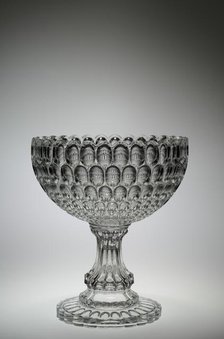 Covered Compote, c. 1865. Creator: Bakewell, Pears and Company (American).