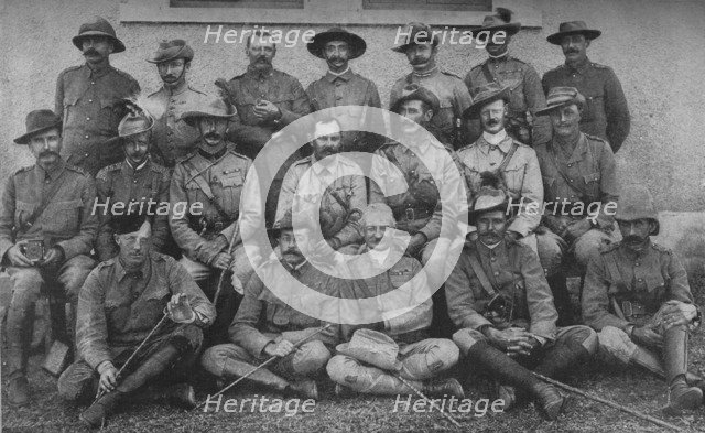 'Officers of the Mafeking Relief Force', 1900, (1902). Artist: D Taylor & Co.