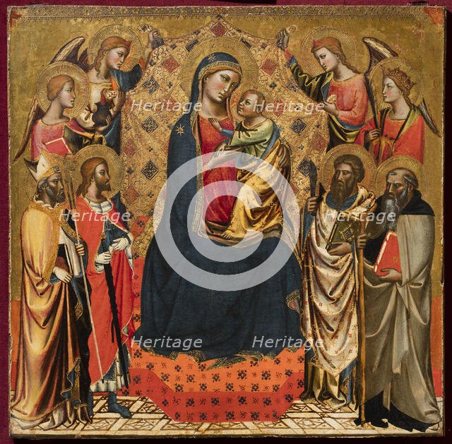 Sacra conversazione, ca 1370. Creator: Gerini, Niccolo di Pietro (ca. 1350-1415).