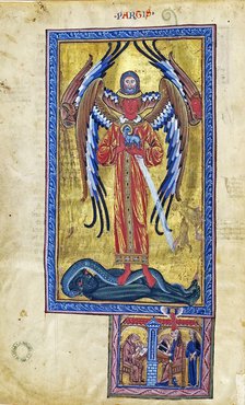Theophany of Divine Love. (Vision from Liber Divinorum Operum), ca 1220-1230.