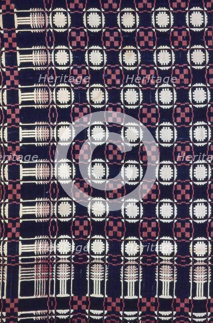 Coverlet, Virginia, c. 1825. Creator: Unknown.