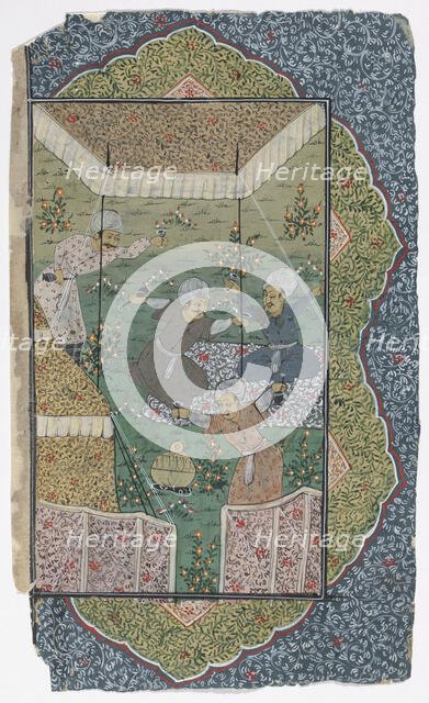 Persian miniature, c1800. Creator: Unknown.