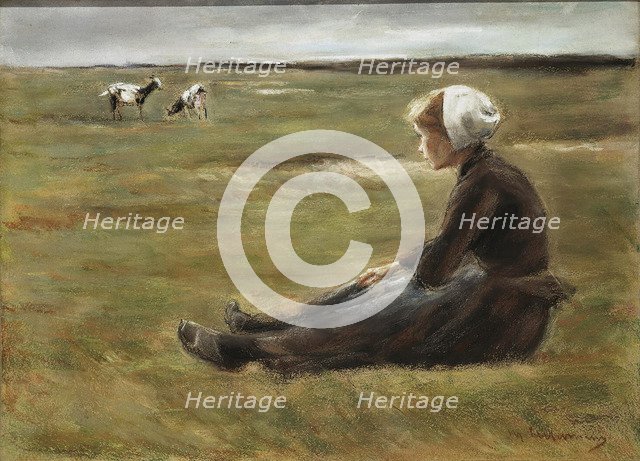 In the Field, c1890. Creator: Liebermann, Max (1847-1935).