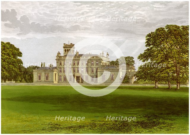 Locko Park, Derbyshire, home of the Drury-Lowe family, c1880. Artist: Unknown