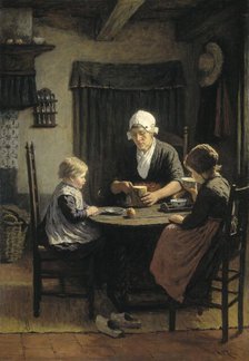 At Grandmother's, 1883. Creator: David Adolf Constant Artz.