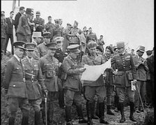 Italian Soldiers Talking, 1930s. Creator: British Pathe Ltd.