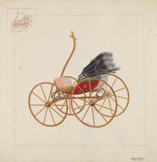 Baby Carriage, c. 1937. Creator: Edward L Loper.