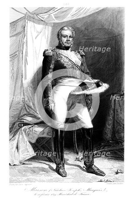 Nicolas Joseph Maison (1770-1840), Marshal of France and Minister of War, 1839.Artist: Leclerc