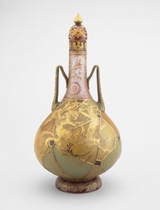 Royal Flemish Vase, 1889/95. Creator: Mount Washington Glass Company.